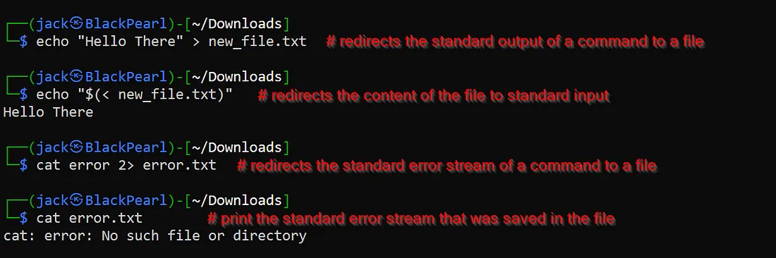 Standard I/O Overwrite